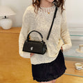 Bolso Retro Elegante para Mujer con Asa Superior | Bolso de Hombro y Crossbody Vintage