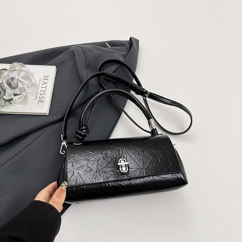 Bolso Retro Elegante para Mujer con Asa Superior | Bolso de Hombro y Crossbody Vintage