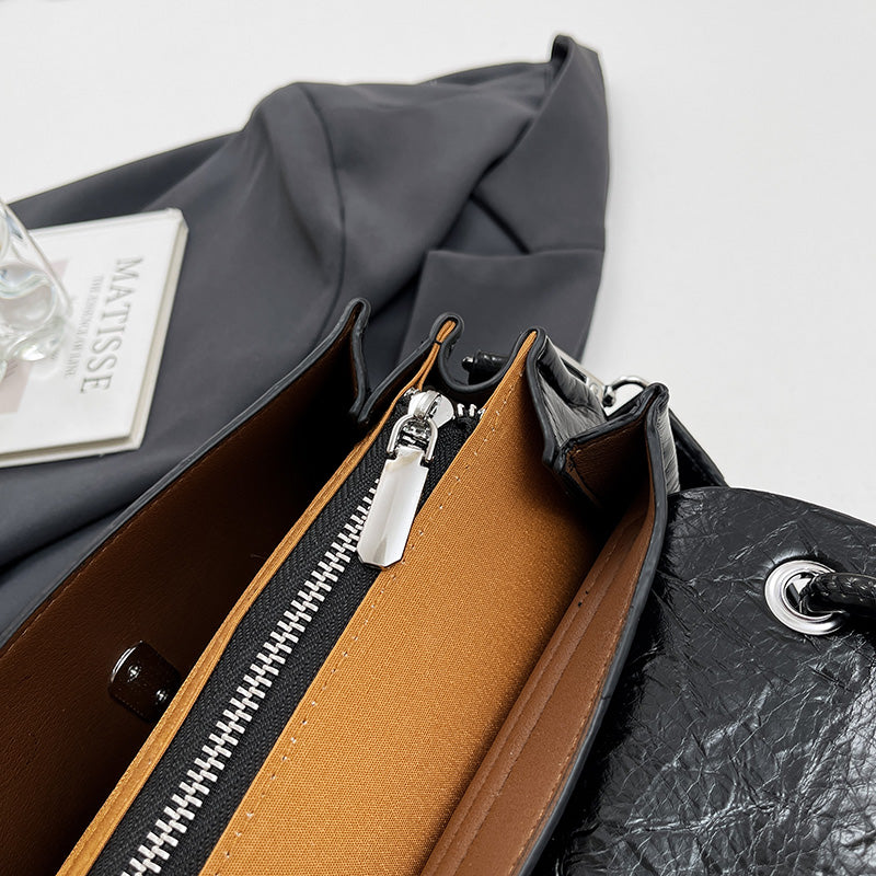 Bolso Retro Elegante para Mujer con Asa Superior | Bolso de Hombro y Crossbody Vintage