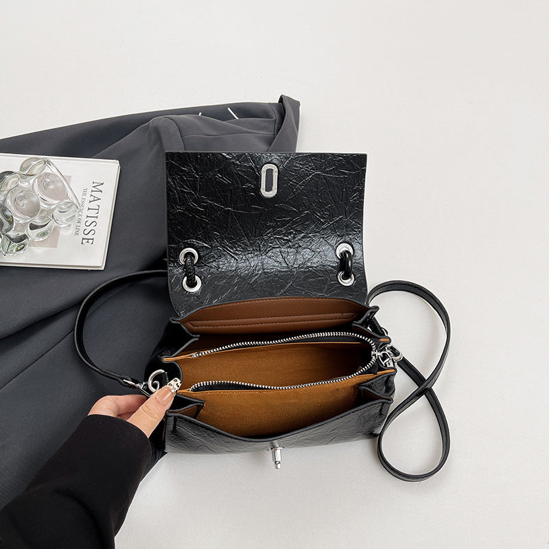Bolso Retro Elegante para Mujer con Asa Superior | Bolso de Hombro y Crossbody Vintage
